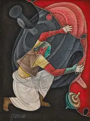 Untitled by Satish Gujral, 2000, Acrylic on canvas, sold Mar 2024