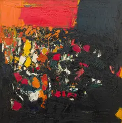 Rajasthan by S. H. Raza, Oil on canvas, sold Mar 2024