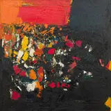 Rajasthan by S. H. Raza, Oil on canvas, sold Mar 2024