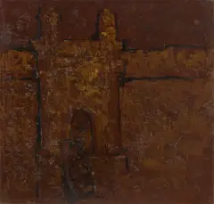 Untitled by Hari Ambadas Gade, Oil on board, sold Mar 2024