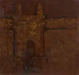 Untitled by Hari Ambadas Gade, Oil on board, sold Mar 2024