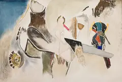 Untitled by Bal Chhabda, 2001, Oil on canvas, sold Mar 2024