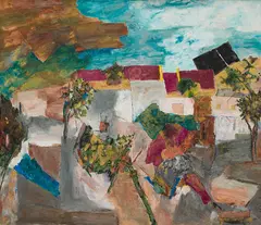 Untitled by Ram Kumar, 2003, Acrylic on canvas, sold Mar 2024