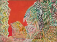 Untitled by Krishna Shamrao Kulkarni, Acrylic on paper pasted on mount board, sold Mar 2024