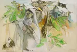 Untitled by M. Sivanesan, Oil on canvas, sold Mar 2024