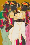 Untitled by Thota Vaikuntam, Acrylic on canvas, sold Mar 2024