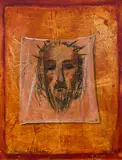 Untitled by Anjolie Ela Menon, Oil on Masonite, sold Mar 2024