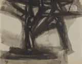 Untitled by Ram Kumar, Ink, wax and pastel on paper, sold Mar 2024