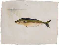 Untitled by Jagannath Panda, Watercolour and fabric on handmade paper, sold Mar 2024