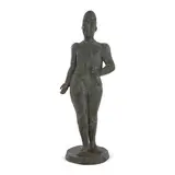 Onlooker by Sakti Burman, Bronze, sold Aug 2023