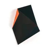 No. 679 S Fold by Rana Begum, 2016, Paint on mirror finish stainless steel, sold Aug 2023