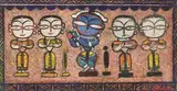 Untitled by Jamini Roy, Tempera on cloth pasted on board, sold Dec 2023