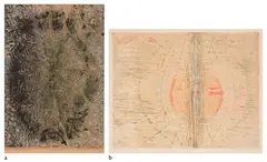 Spider Web by Krishna Reddy, Viscosity on paper pasted on mount board, sold Dec 2023
