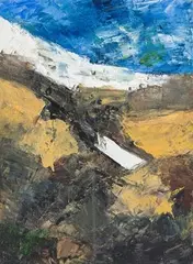 Untitled by Ram Kumar, Acrylic on canvas, sold Dec 2023
