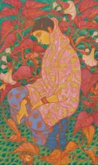 Roski as a Young Bride by A. Ramachandran, 2004, Oil on canvas, sold Dec 2023