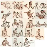 Untitled by Somnath Hore, Watercolour and dry pastel on paper, sold Dec 2023