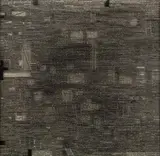 Mapping Space I by Rameshwar Broota, Pen and ink and epoxy resin on canvas, sold Dec 2023