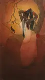 Sanvri by Badrinath Arya, Watercolour and wash on paper, sold Dec 2023
