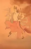 Kartikey by Surendranath Gangooly, Woodblock print on paper, sold Dec 2023
