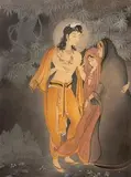 Untitled by Kshitindranath Mazumdar, Wash on paper, sold Dec 2023