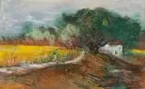 Untitled by Gopal Ghose, Pastel and watercolour on paper, sold Dec 2023