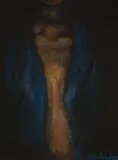 Untitled by Bikash Bhattacharjee, Pastel on paper pasted on paper board, sold Dec 2023