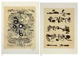 Untitled by Vasudeo S. Gaitonde, Serigraph on paper, sold Dec 2023