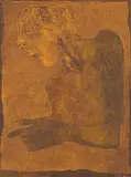 Untitled by Krishen Khanna, Oil on canvas, sold Dec 2023