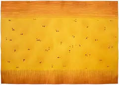 Vriti I by Sohan Qadri, Ink, dye and incisions on paper pasted on cloth further pasted on board, sold Dec 2023