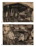 Untitled by Ram Kumar, Pen, ink and wax on paper, sold Dec 2023