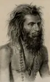 Portrait of a Sadhu by N. R. Sardesai, 1918, Charcoal on paper, sold Dec 2023