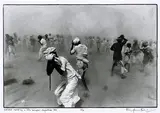 Dust Storm Created by a VIP‘s Helicopter - Rajasthan by Raghu Rai, 1975, Silver gelatin print on paper, sold Dec 2023