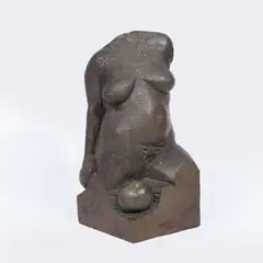 Eva by Christa Baumgärtel, Bronze, patiniert, sold May 2025