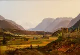 Telemark by Louis Gurlitt, 1833, Öl/Holz, sold Nov 2024
