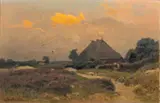 Abendstimmung bei Ahrenshoop by Louis Douzette, Öl/Lw, sold Nov 2024