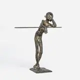 Hennes der Träumer (3.Fassung) by Clemens Pasch, 1954, Bronze, patiniert, sold Nov 2024