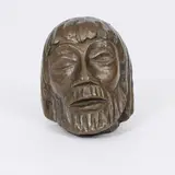 Christusmaske VI by Ernst Barlach, Tonmodell von 1931, ab 1947 Bronzeguss von 15 unnummerierten Exemplaren, sold Sep 2024