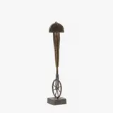 Mann mit Pelerine by Georg Engst, 1980, Bronze, braun patiniert, sold Sep 2024