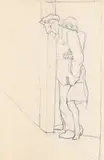Zwei Motive: 'Die Polizei kommt' und Familie by Käte Lassen, 1920, Aquarell bzw, sold Sep 2024