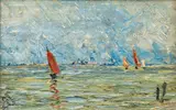 Venedig by Carl Arp, Öl/Karton, sold Sep 2024