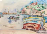 Südliche Küste by Ivo Hauptmann, 1930, Öl/Lw, sold Sep 2024