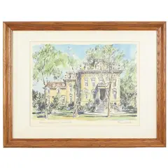 Untitled by George Mathis, Mixed Media Framed under glass ", offered Jul 2024