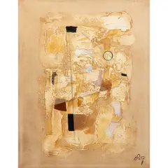 Along the Way by Neal Doty, 2003, mixed media on canvas, sold Dec 2025