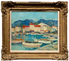 Untitled by Pierre Bordenave, oil on canvas, sold Dec 2025