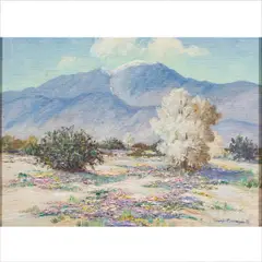 Untitled by Joane Cromwell, oil on canvas affixed to board, sold Jan 2026