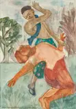 Sugar Cane Plantation by Nalini Malani, Watercolour on paper, sold Mar 2025