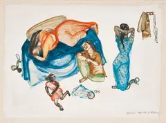 Afternoon by Nalini Malani, Watercolour on paper, sold Mar 2025