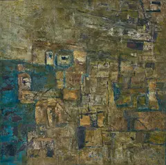 Benaras by Ram Kumar, Oil on canvas, sold Mar 2025