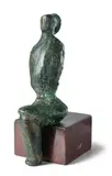 Mrs. Braganza by Adi Davierwalla, Bronze, sold Mar 2025