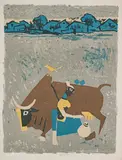 Untitled by Maqbool Fida Husain, Lithograph on paper, sold Mar 2025